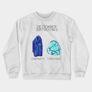 Decemeber Birthstones Pack - Tanzanite and Turquoise Crewneck Sweatshirt